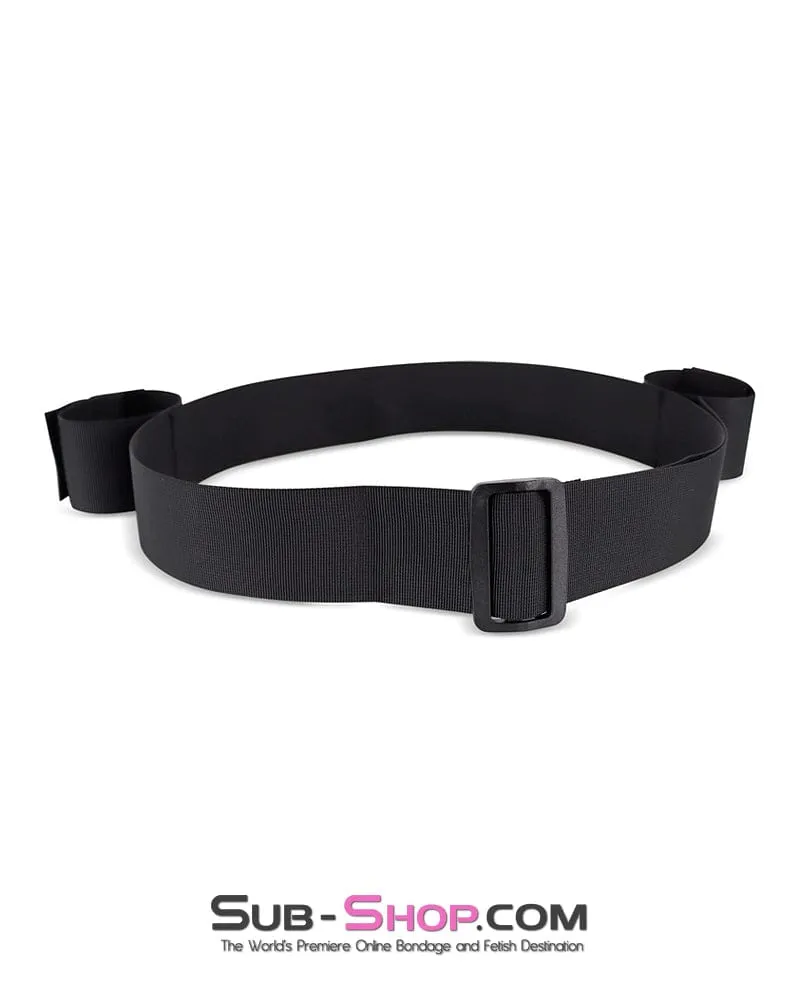 0647M  Waist and Wrists Soft Bondage Velcro Restraint System