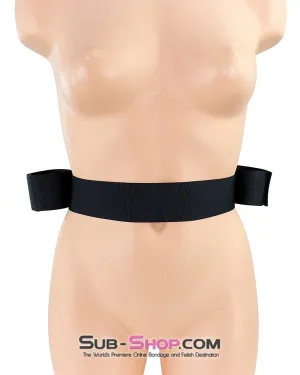 0647M  Waist and Wrists Soft Bondage Velcro Restraint System