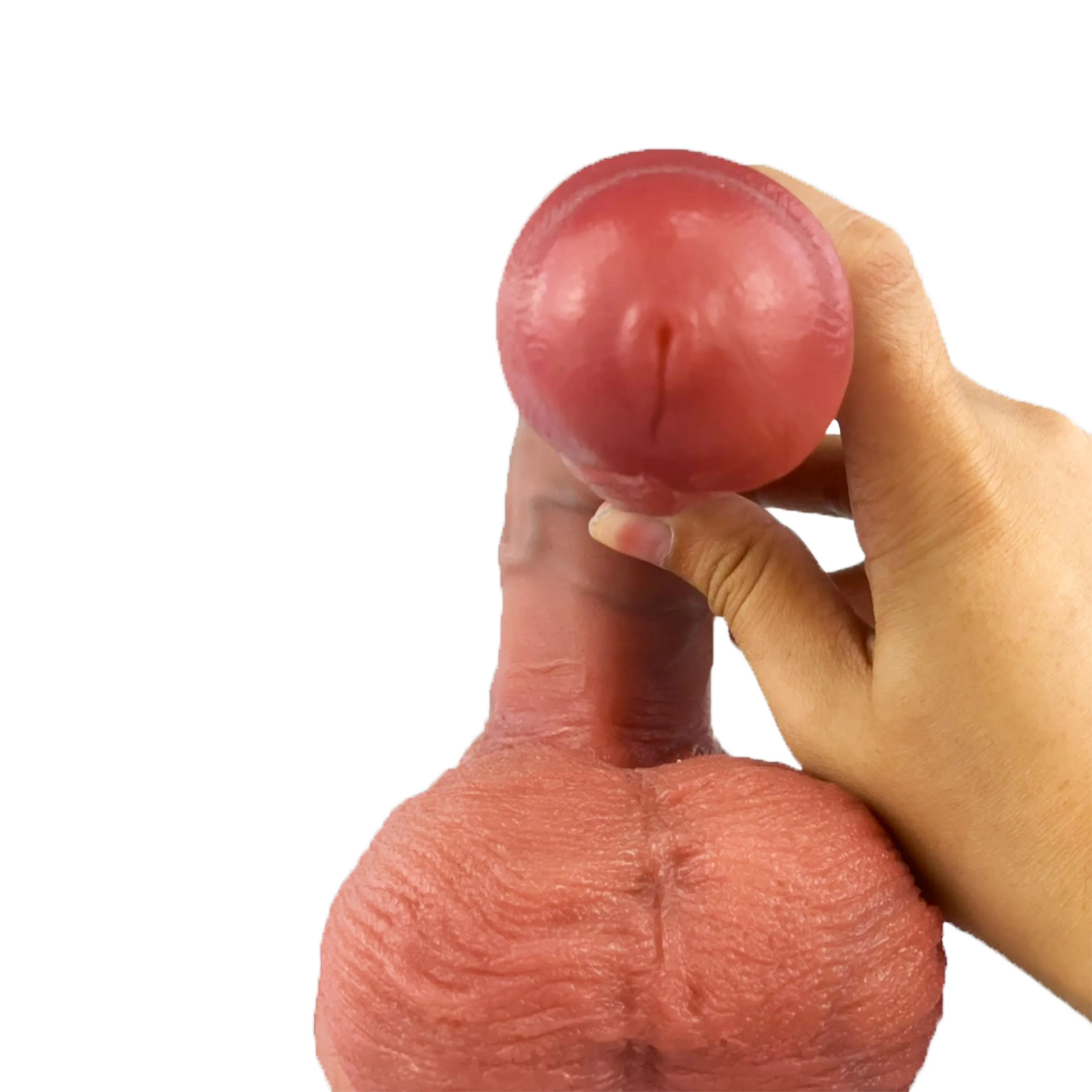 9 inch Realistic Dildo - Life Size Anal Dildo Soft Silicone Touch Female Sex Toys