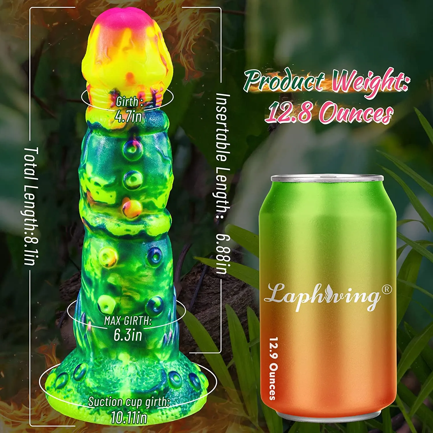 Artistic Canvas Exotic Dildos- Domlust 8.1 Realistic Monster Anal Dildos for Women Men
