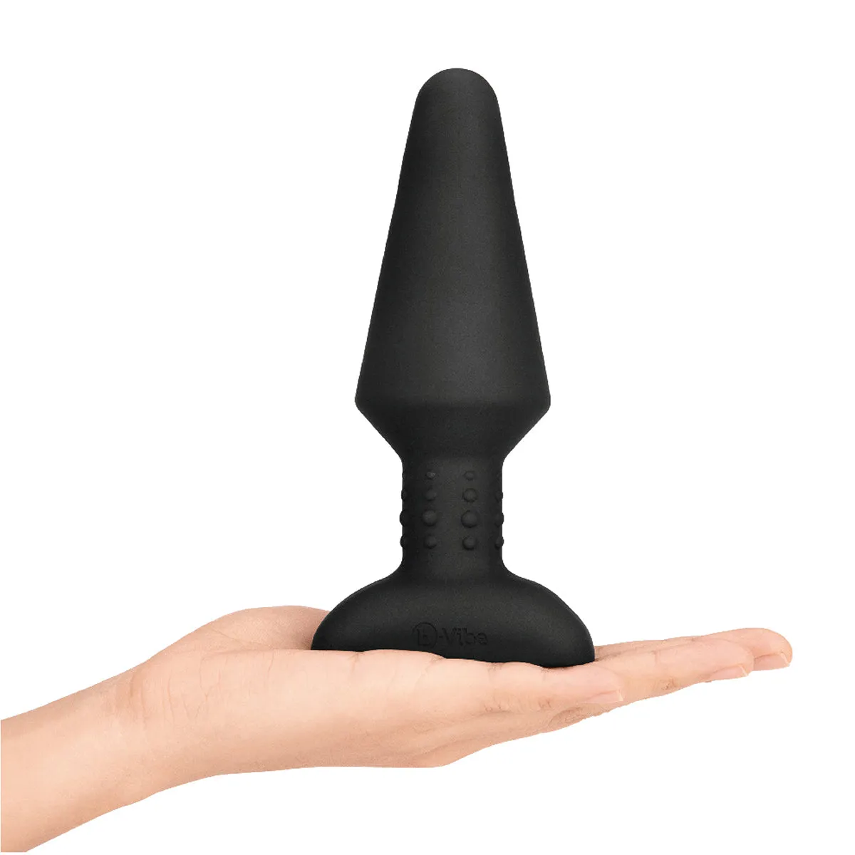 B-Vibe Silicone Rechargeable Rimming Plug XL - Black