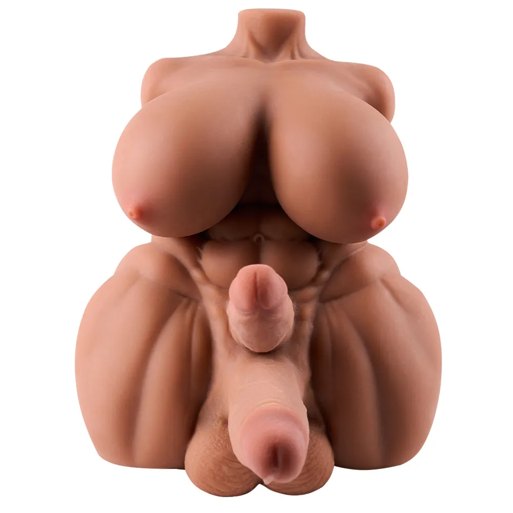 Beatus: Futa Hentai Sex Doll Two Penis Torso OnaHole