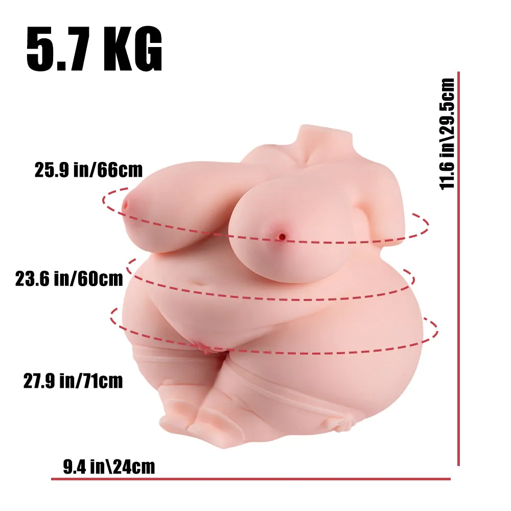 Betty: BBW Sex Doll Torso Big Ass Anal Mens Adult Toy