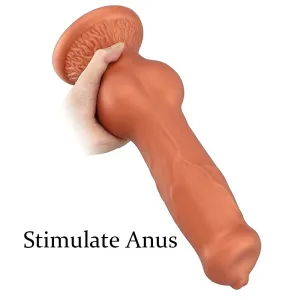 Big Dog Dildo Anal Plug - Realistic Animal Dildos Dilator Sex Toys for Women Men