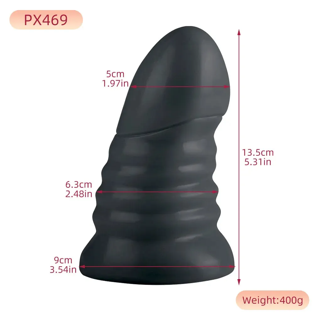 Big Giant Dildo Butt Plug - Premium Silicone Realistic Dildos Sex Toys