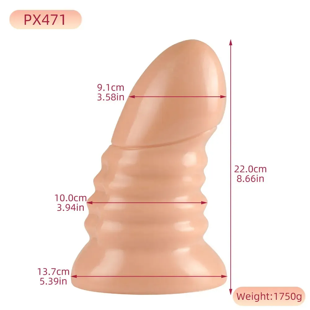Big Giant Dildo Butt Plug - Premium Silicone Realistic Dildos Sex Toys