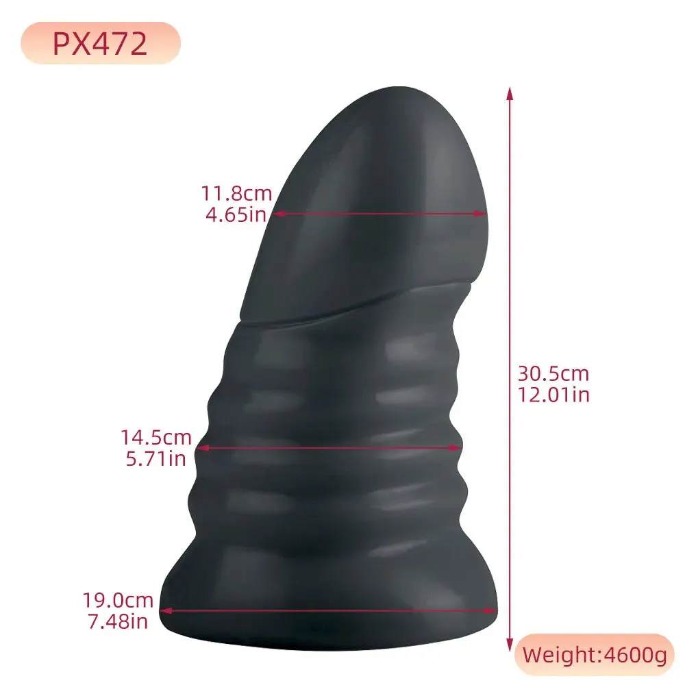 Big Giant Dildo Butt Plug - Premium Silicone Realistic Dildos Sex Toys
