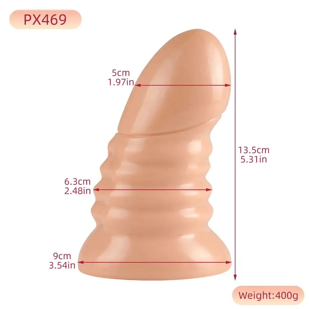 Big Giant Dildo Butt Plug - Premium Silicone Realistic Dildos Sex Toys
