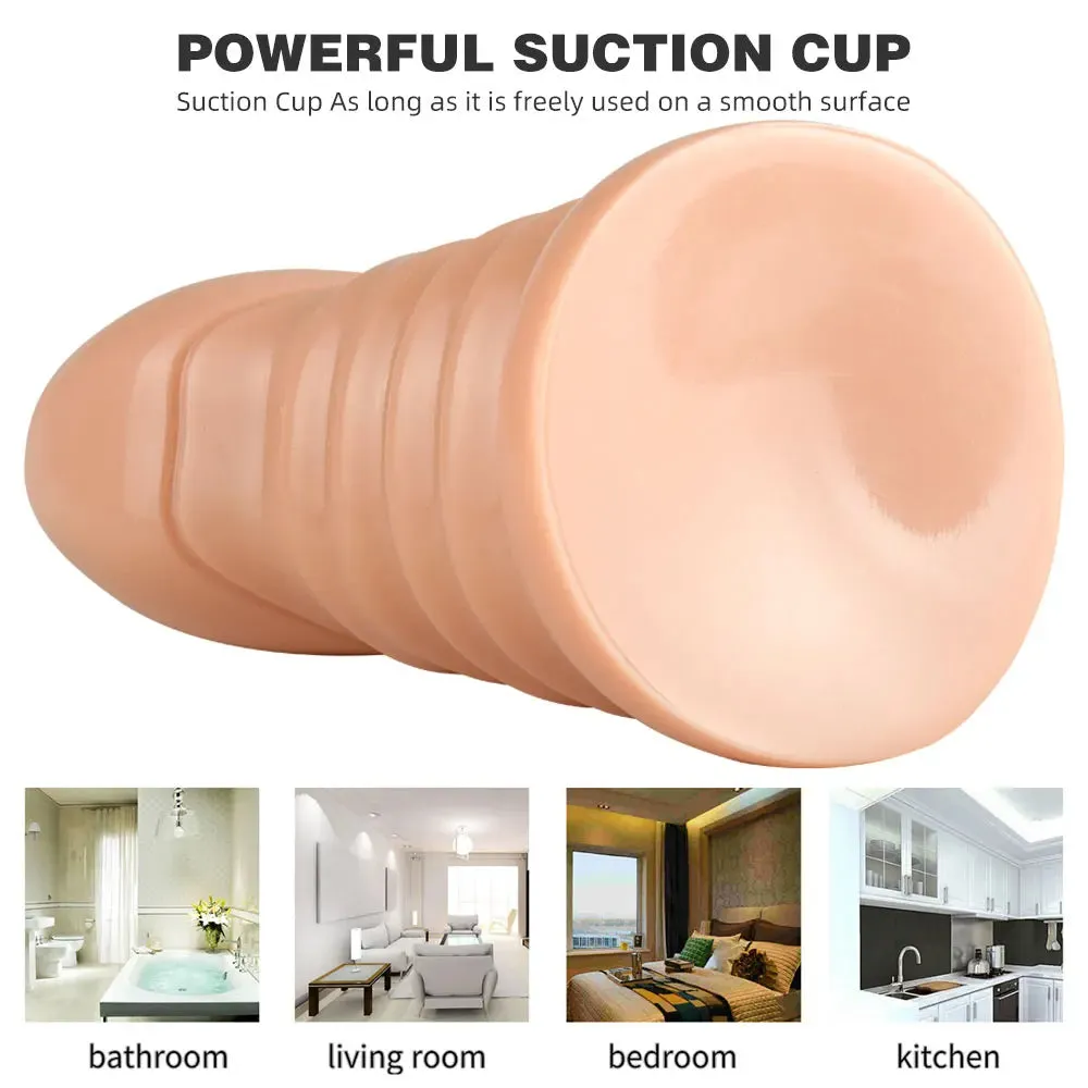 Big Giant Dildo Butt Plug - Premium Silicone Realistic Dildos Sex Toys