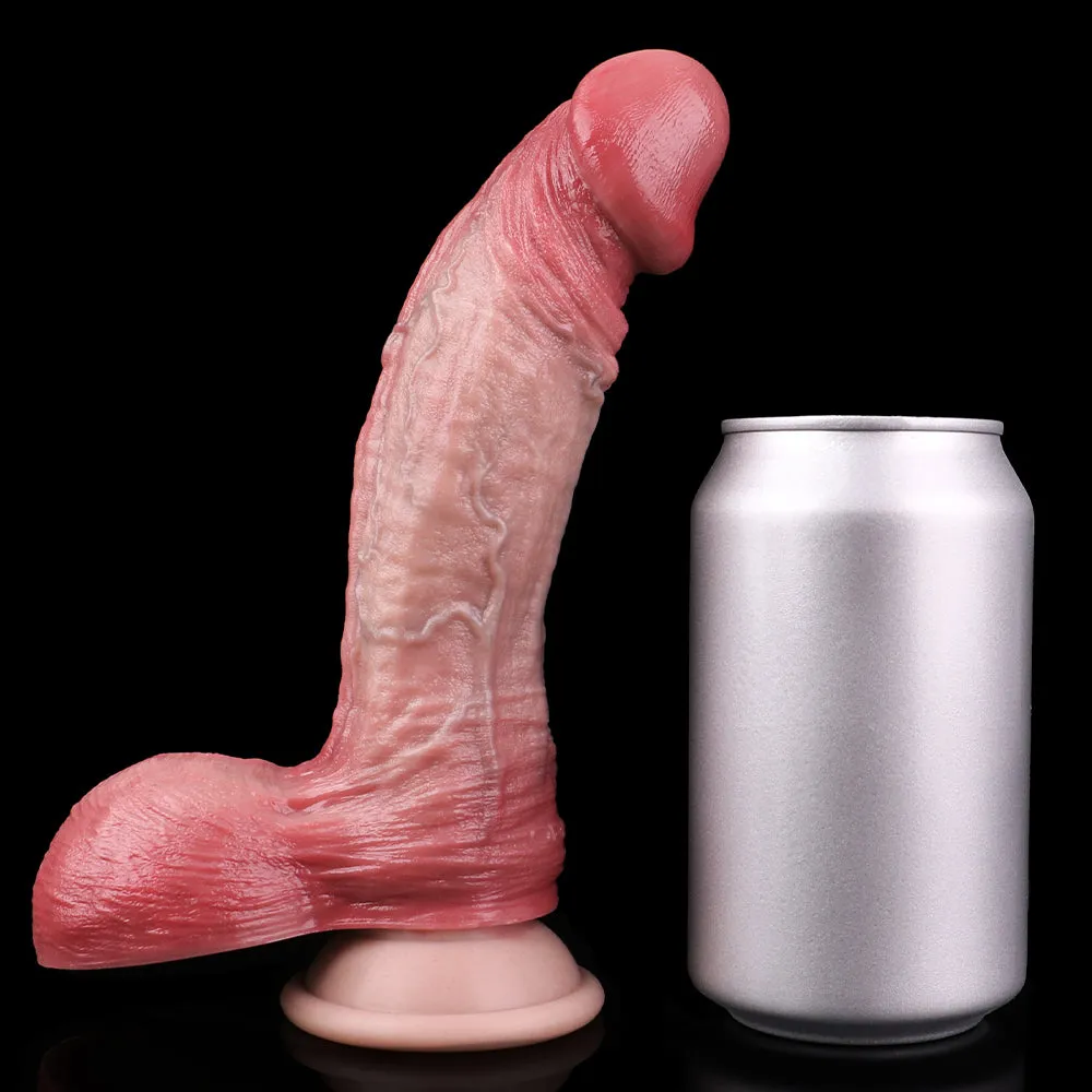 Big Testicle Realistic Dildo Butt Plug - 6-inch Penis Anal Sex Toys for Women Masturbation