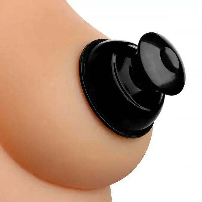 Black Silicone Extreme Suction Bdsm Bondage Nipple Suckers