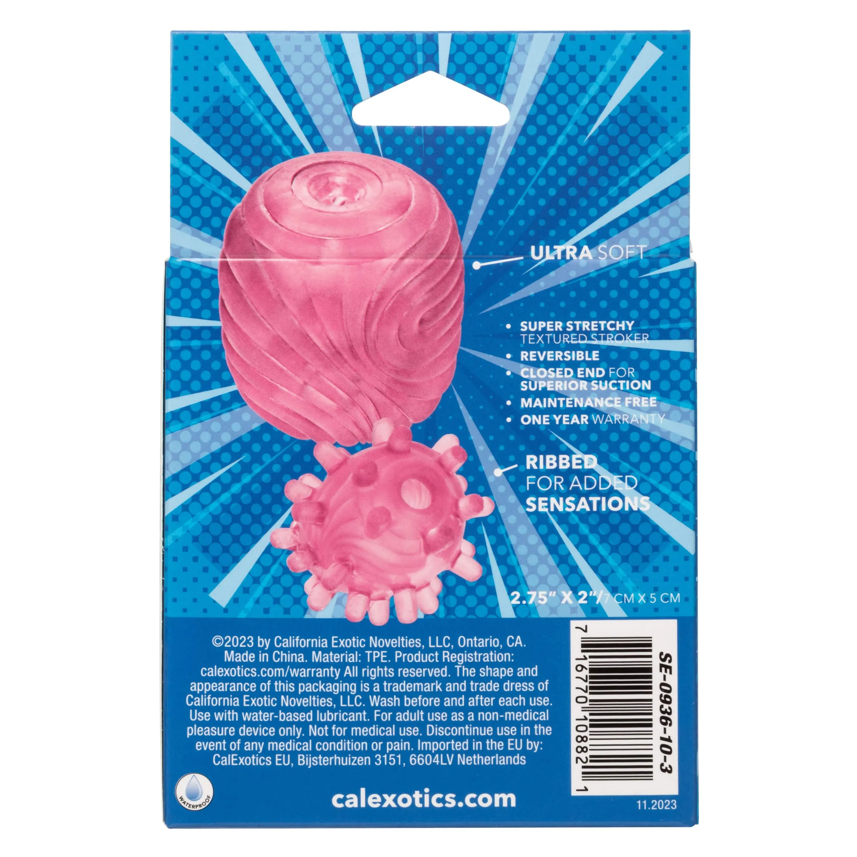 California Exotics - Pop Sock Textured Soft Stroker Masturbator