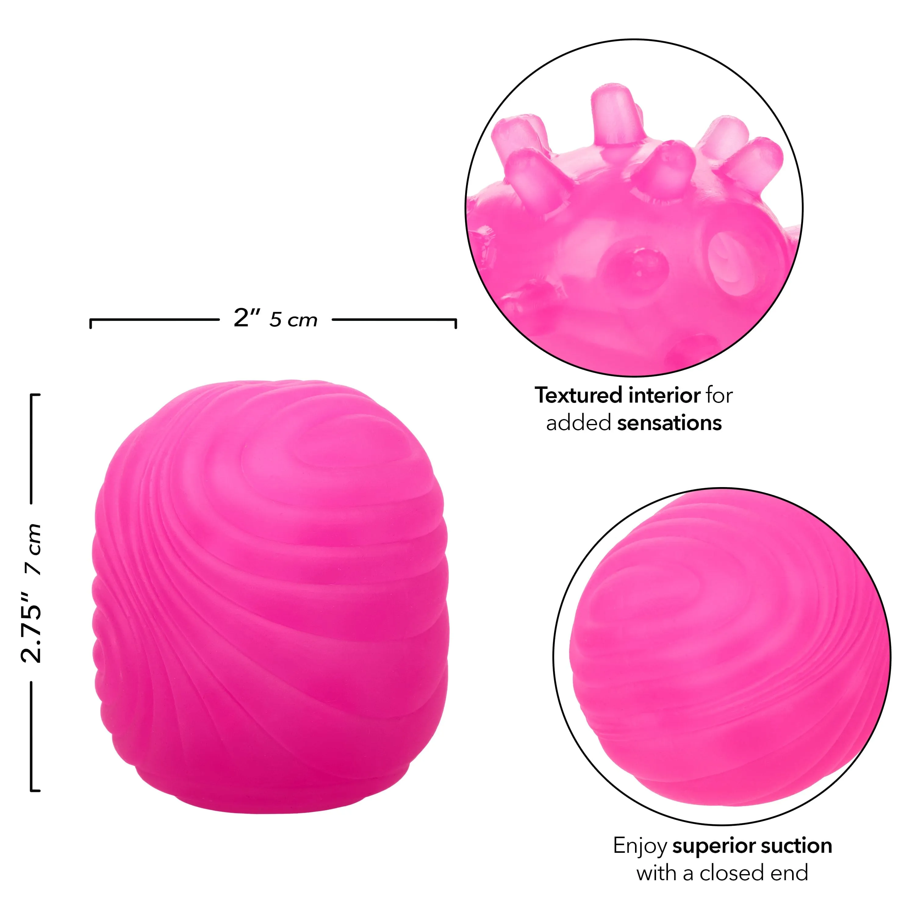 California Exotics - Pop Sock Textured Soft Stroker Masturbator