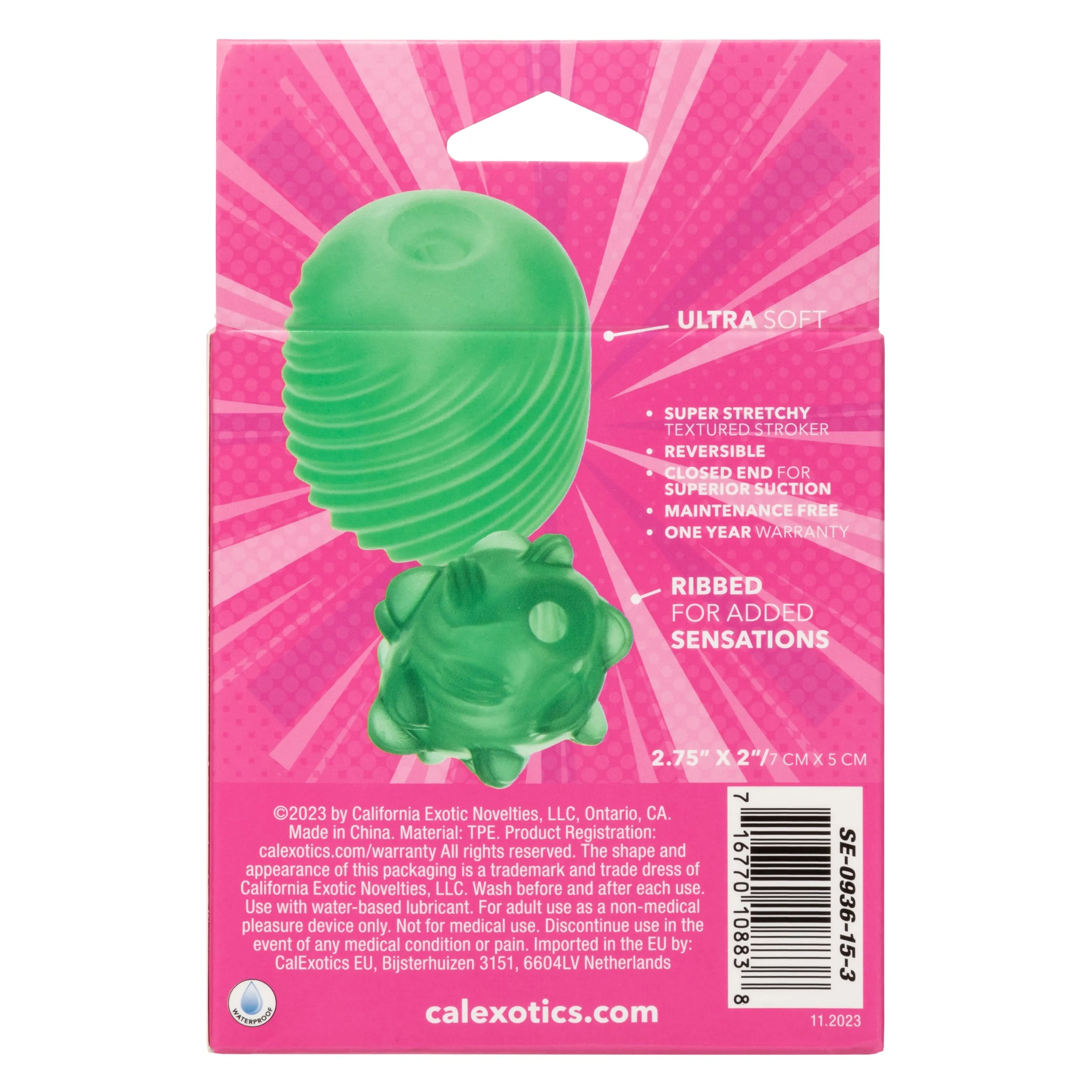 California Exotics - Pop Sock Textured Soft Stroker Masturbator