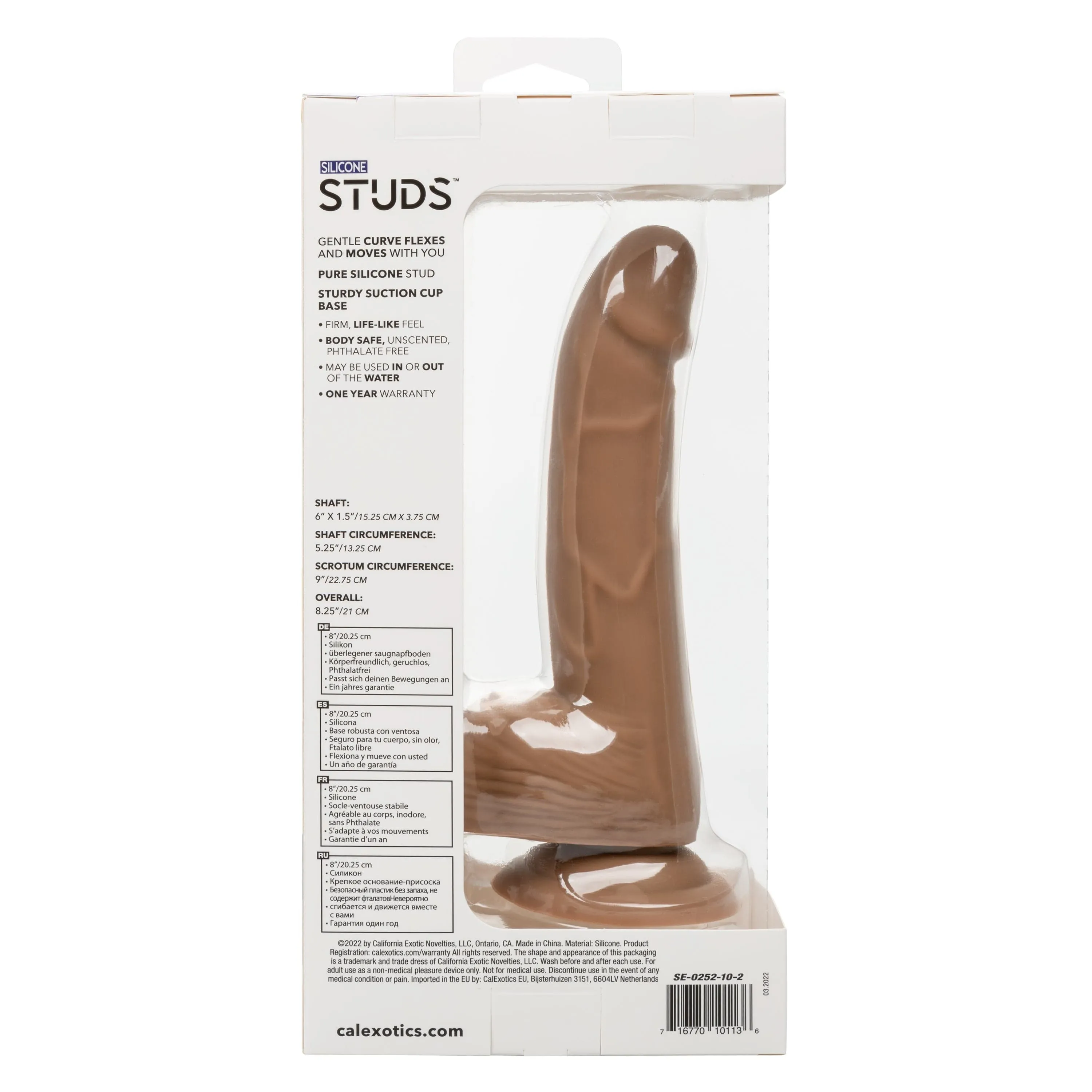 California Exotics - Silicone Studs Realistic Dildo with Balls