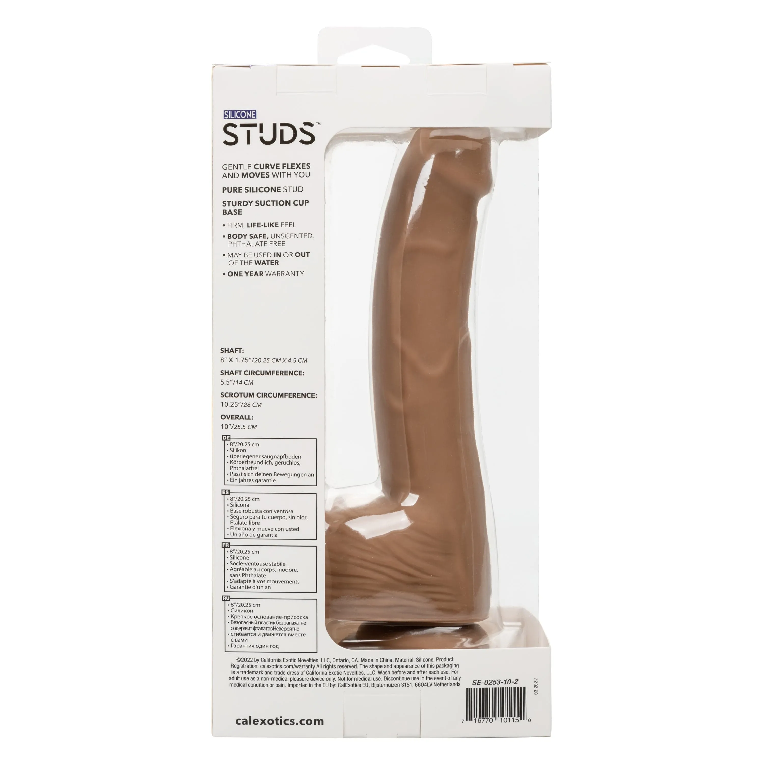 California Exotics - Silicone Studs Realistic Dildo with Balls