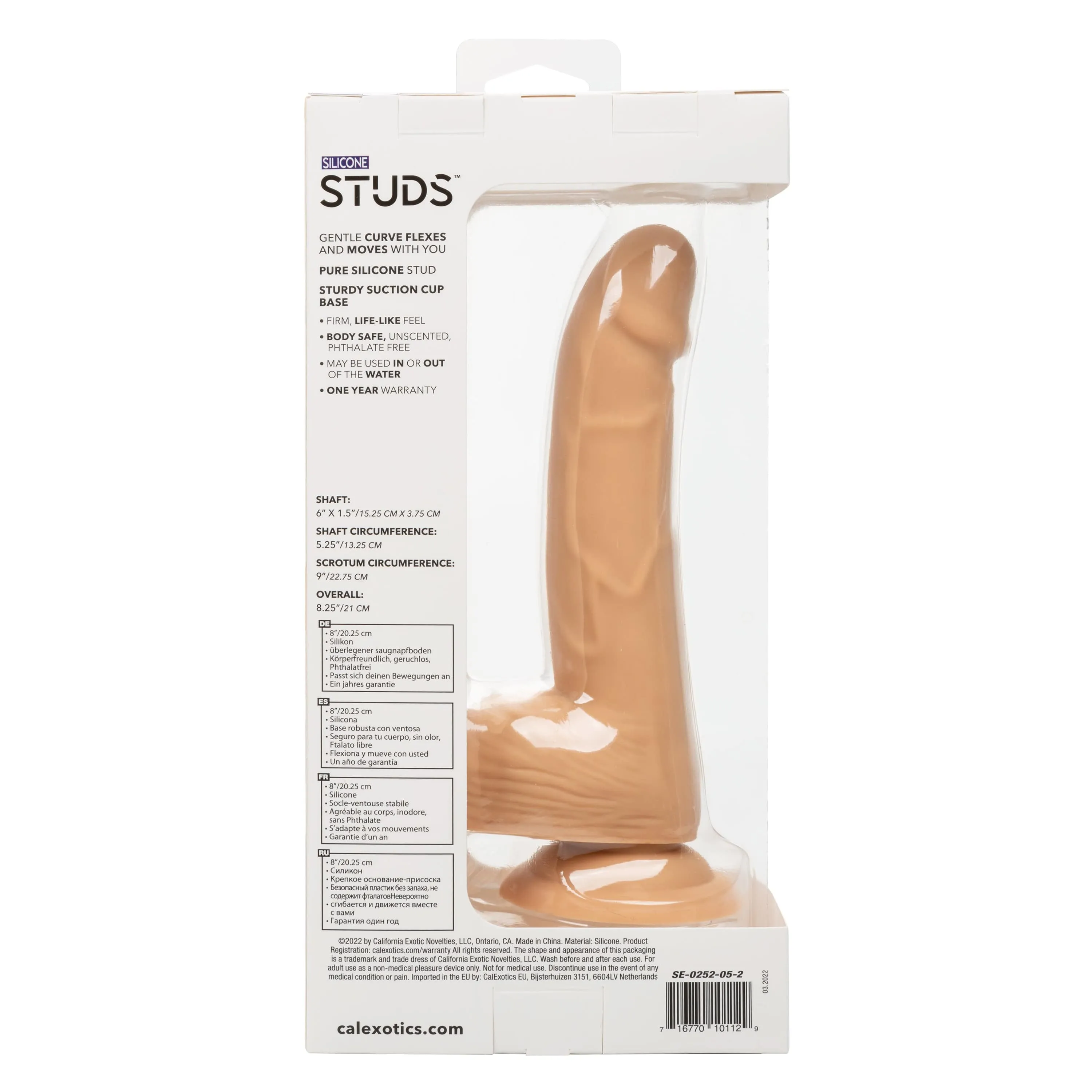 California Exotics - Silicone Studs Realistic Dildo with Balls