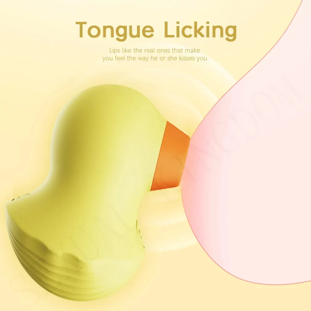 Clitoral Sucking Female Sex Toys - Portable Yellow Duck Clit Orgasm Sucker