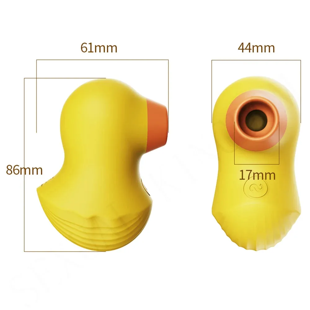 Clitoral Sucking Female Sex Toys - Portable Yellow Duck Clit Orgasm Sucker