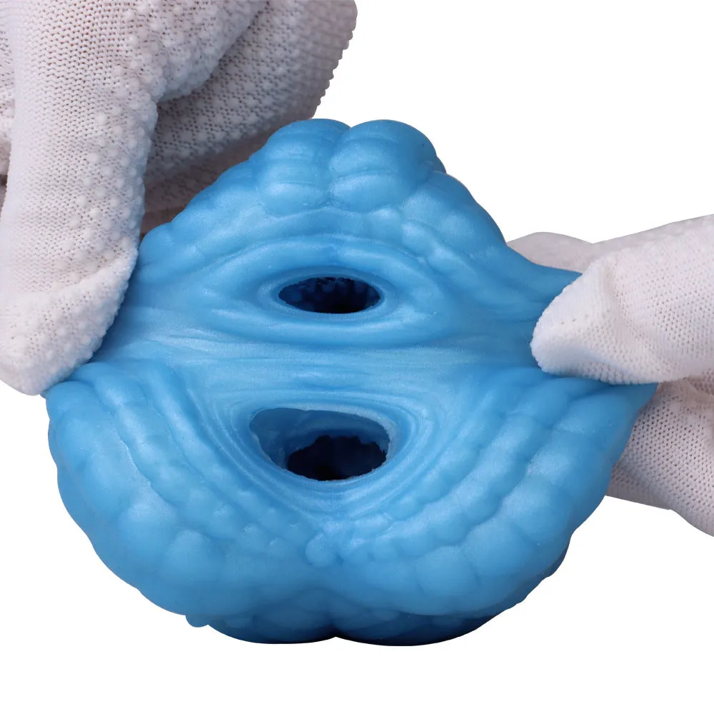 Colorful Monster Pussy Penis Masturbation Sex Toys for Men - Fantasy Vaginal Oral Sex Orgasm