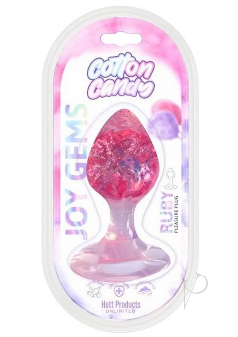 Cotton Candy Joy Gems Silicone Plug Ruby