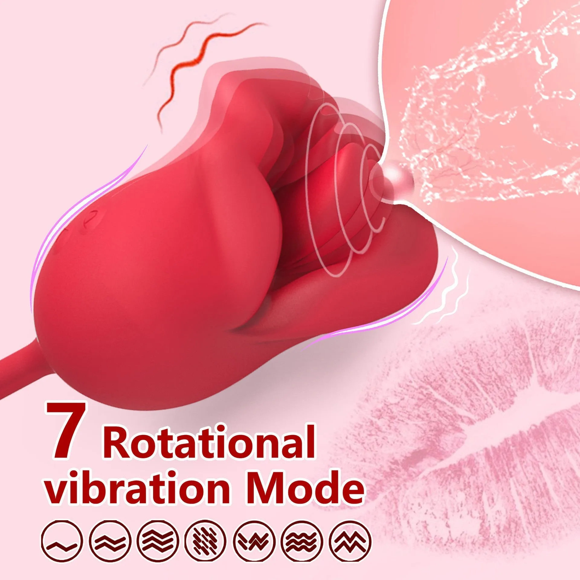Double End Dildo Thrusting Clitoral Vibrator - G Spot Anal Stroker Clit Stimulator Oral Sex Toys