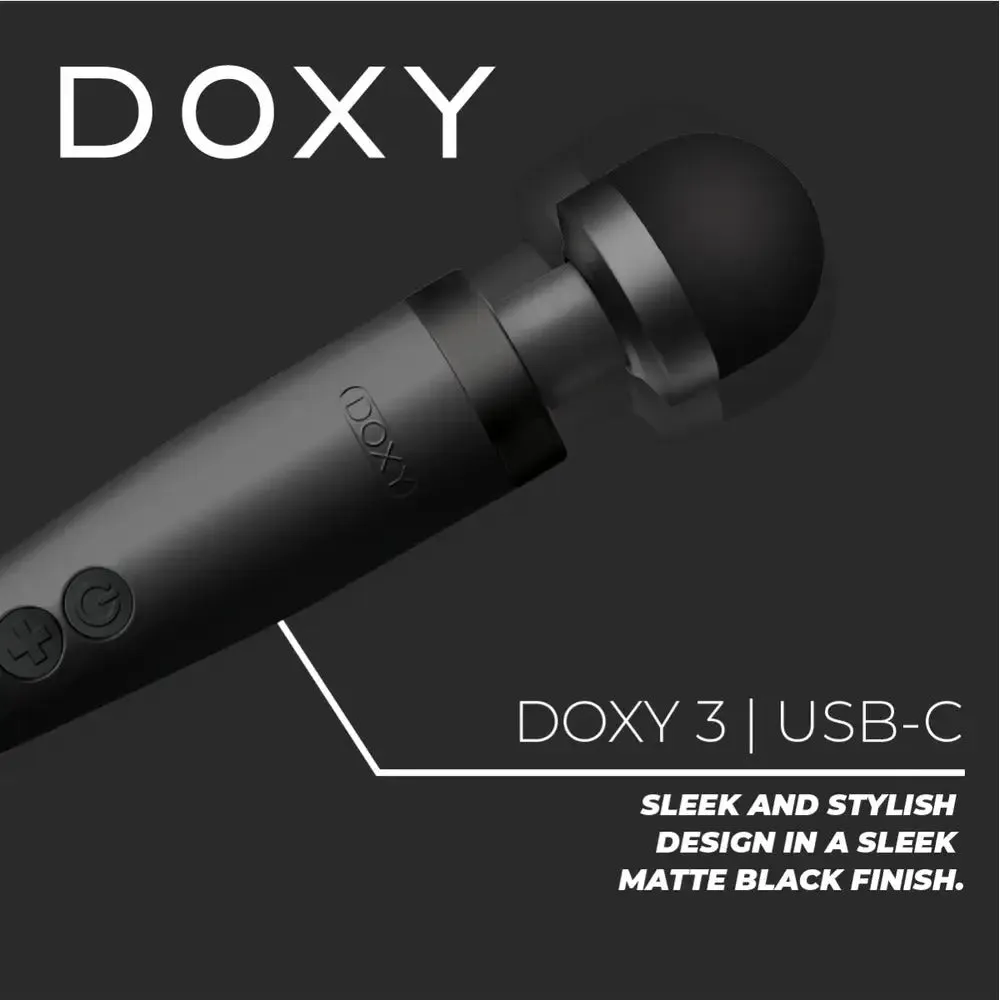 Doxy Wand 3 Black Usb Powered