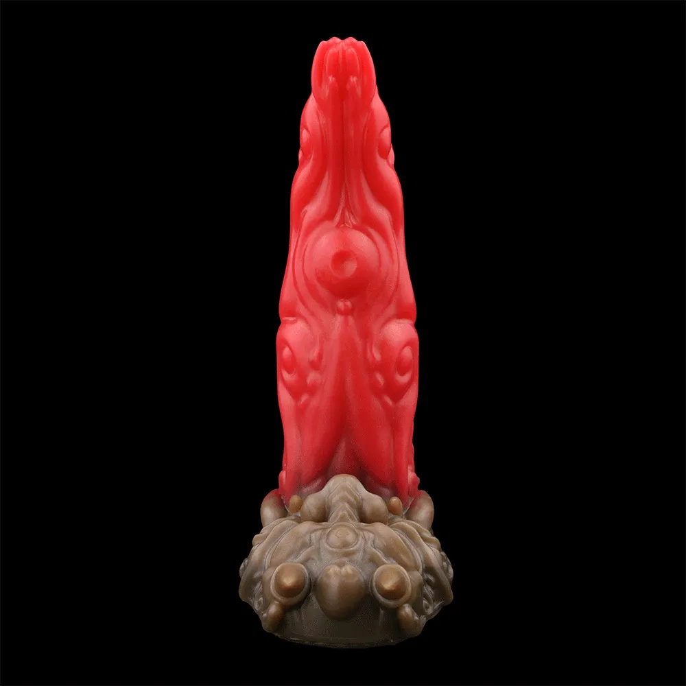 Dragon Dildo Suction Cup Butt Plug - Fantasy Silicone Vaginal Anal Masturbator