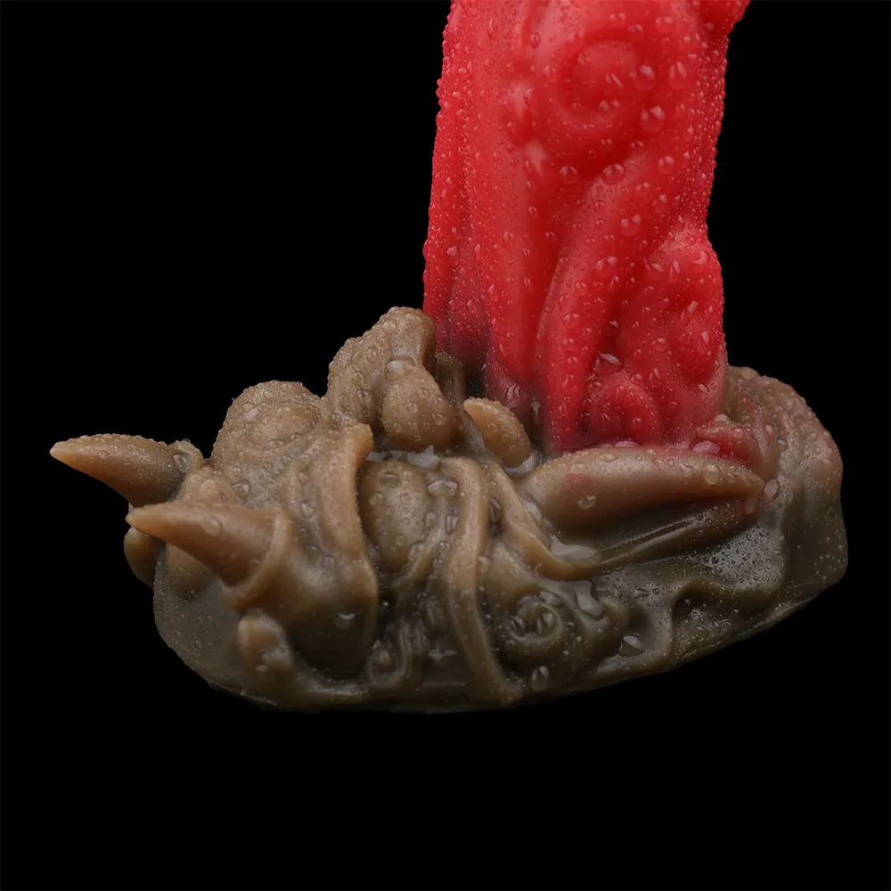 Dragon Dildo Suction Cup Butt Plug - Fantasy Silicone Vaginal Anal Masturbator
