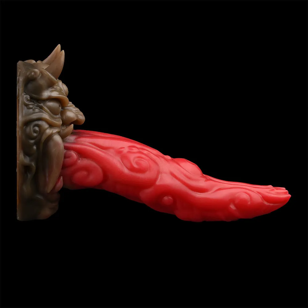 Dragon Dildo Suction Cup Butt Plug - Fantasy Silicone Vaginal Anal Masturbator