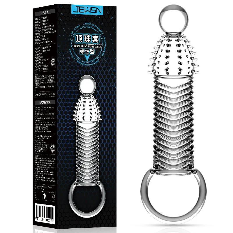 Dragon | Transparent Crystal Cock Sleeve | Scrotum Sling  | Stretchy