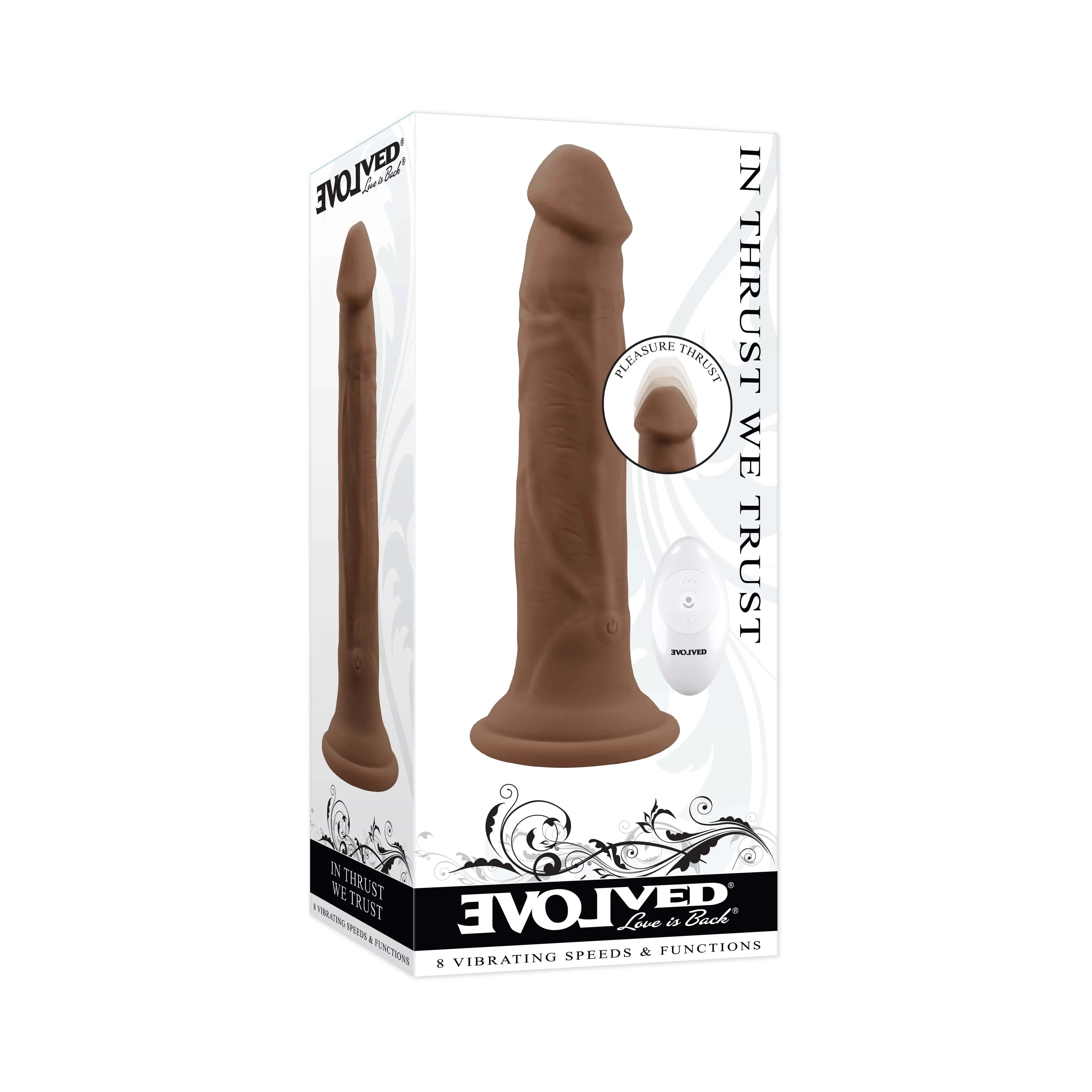 Evolved - In Thrust We Trust Remote Realistic Dildo 9.5
