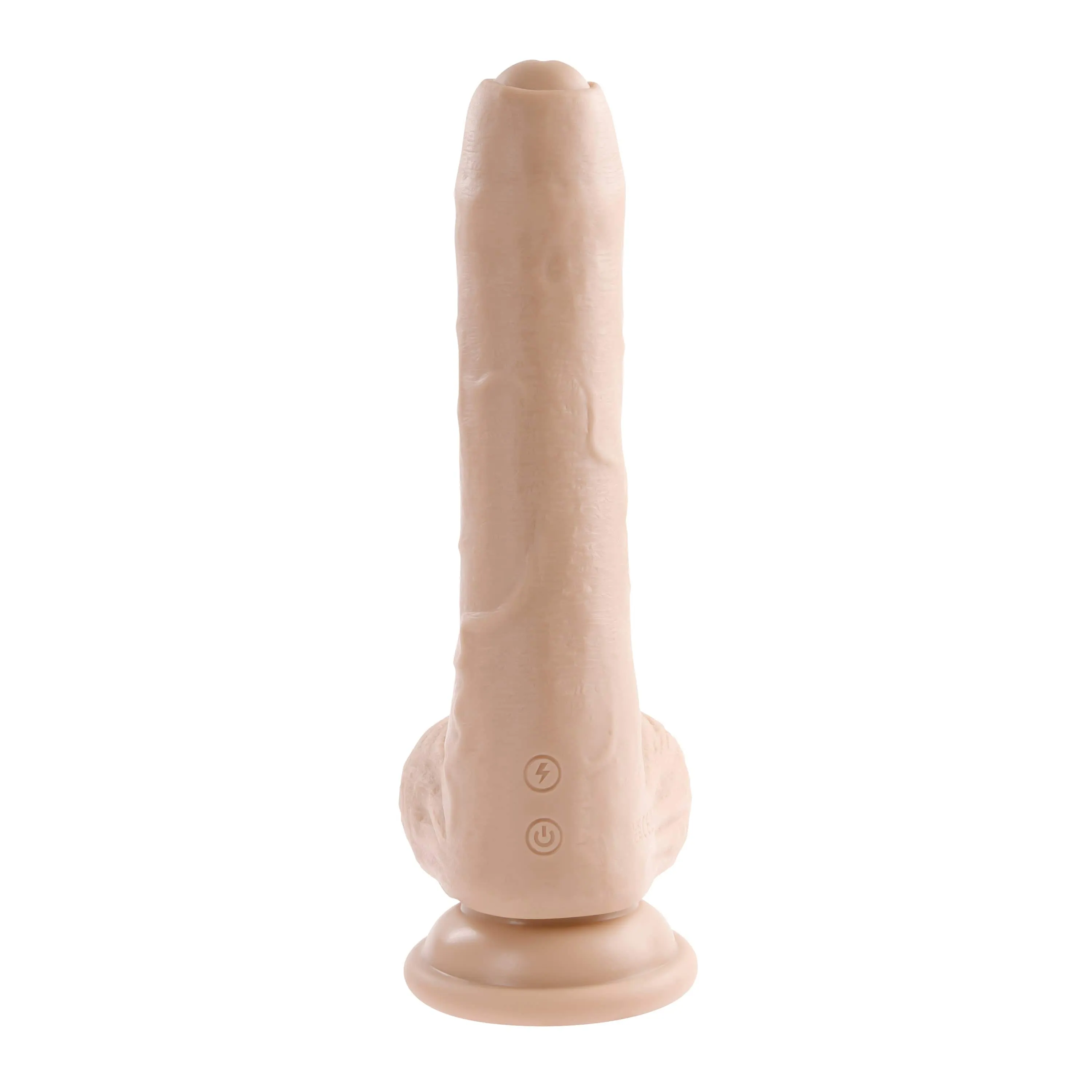 Evolved - Peek A Boo Uncircumcised Realistic Vibrating Dildo 8