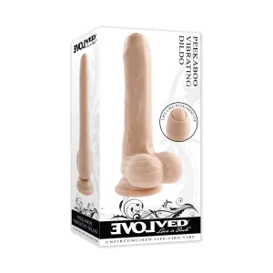 Evolved - Peek A Boo Uncircumcised Realistic Vibrating Dildo 8