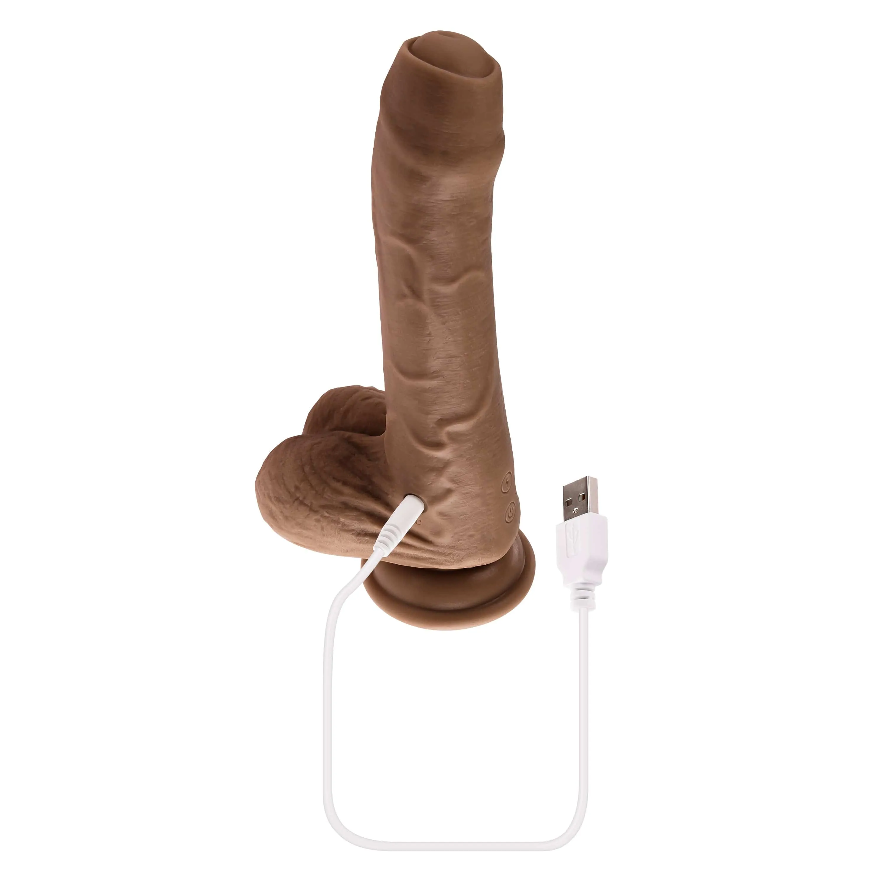 Evolved - Peek A Boo Uncircumcised Realistic Vibrating Dildo 8