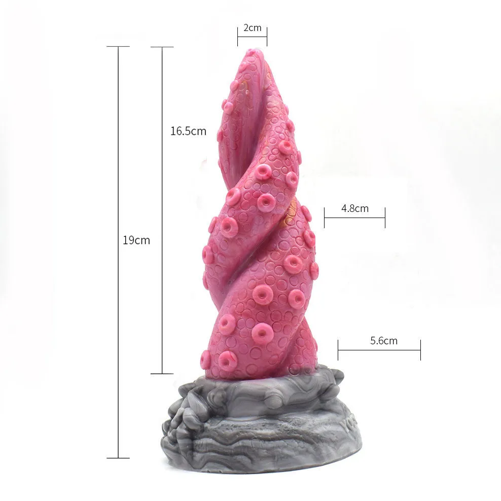 Fantasy Octopus Tentacle Dildo Vibrator - Monster Vibrating Anal Dildo Buttplug Sex Toys