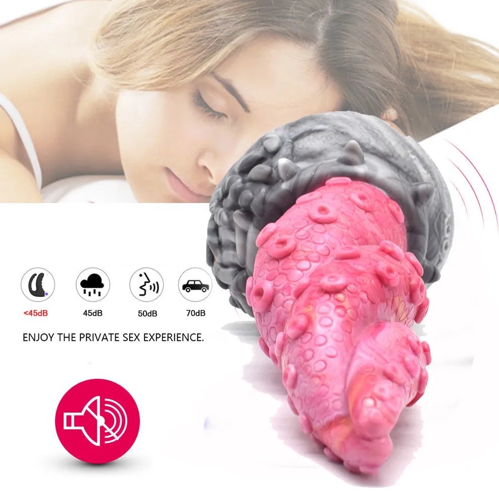Fantasy Octopus Tentacle Dildo Vibrator - Monster Vibrating Anal Dildo Buttplug Sex Toys