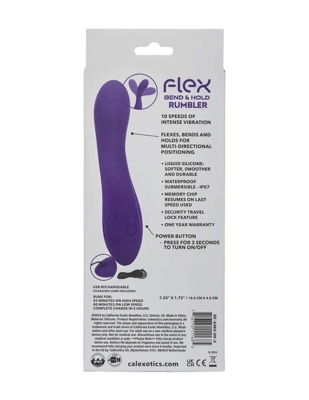 Flex Bend & Hold Rumbler G-Spot Vibrator