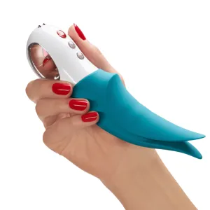 Fun Factory Volta Rechargeable External Vibrator - Petrol Blue
