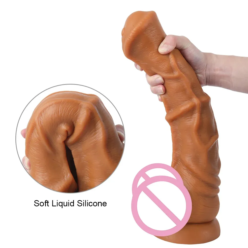 Giant Horse Dildo Butt Plug - Silicone Realistic Animal Dildo Sex Toys