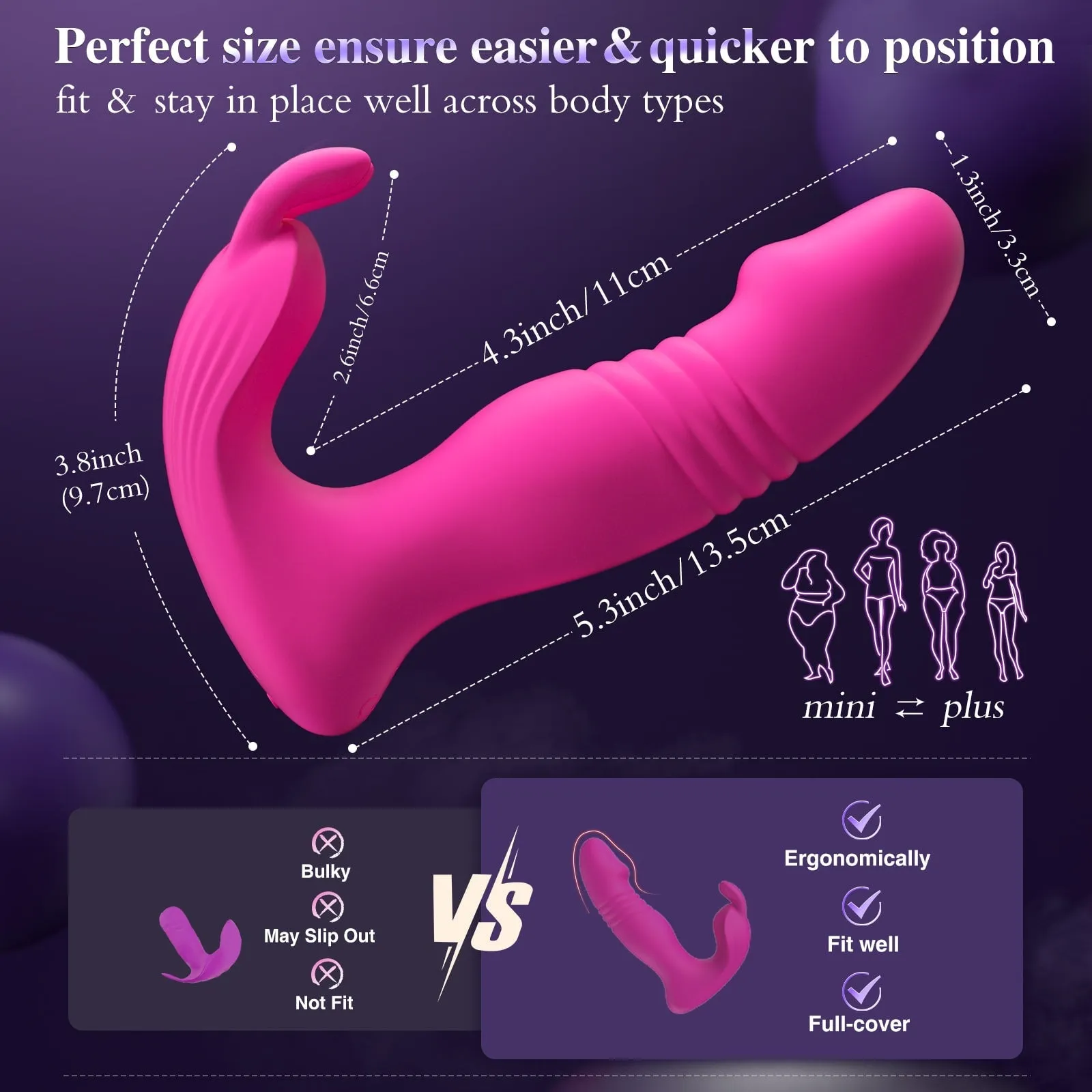 Glee | 3 in 1 App Wearable Remote Control APP Teasing Female Vibrator