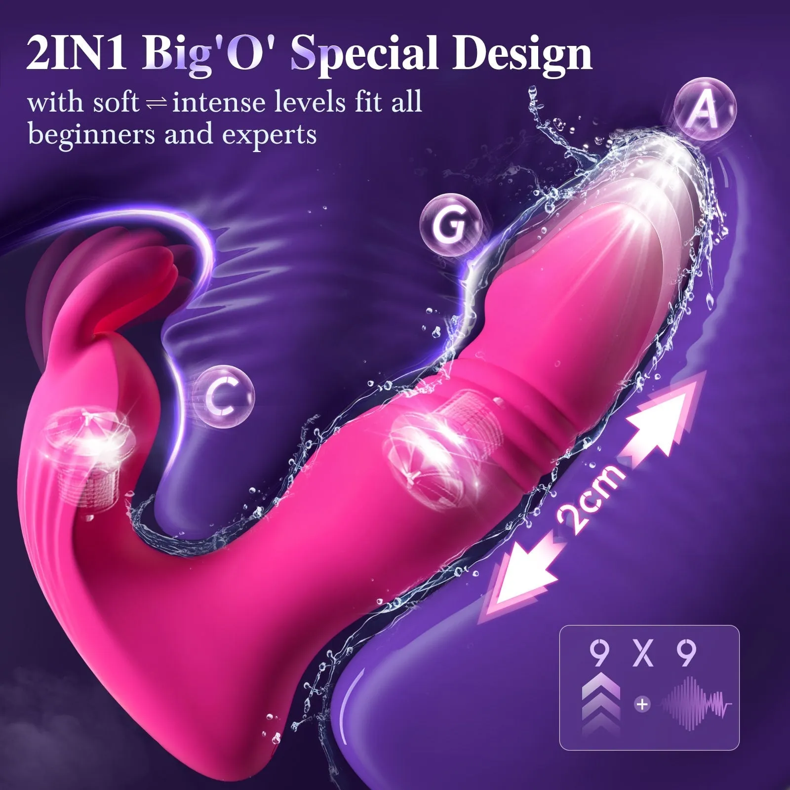 Glee | 3 in 1 App Wearable Remote Control APP Teasing Female Vibrator