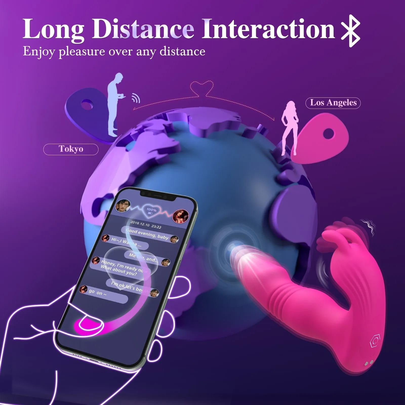 Glee | 3 in 1 App Wearable Remote Control APP Teasing Female Vibrator