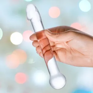 Gläs 7 Realistic Head Glass Dildo