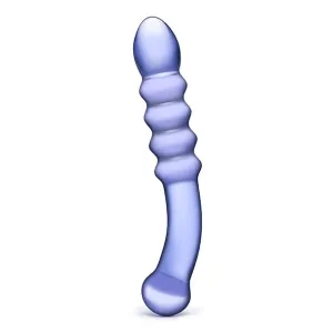 Gläs Purple Rain Double Ended Dildo