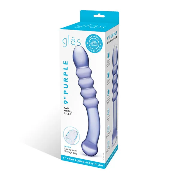Gläs Purple Rain Double Ended Dildo