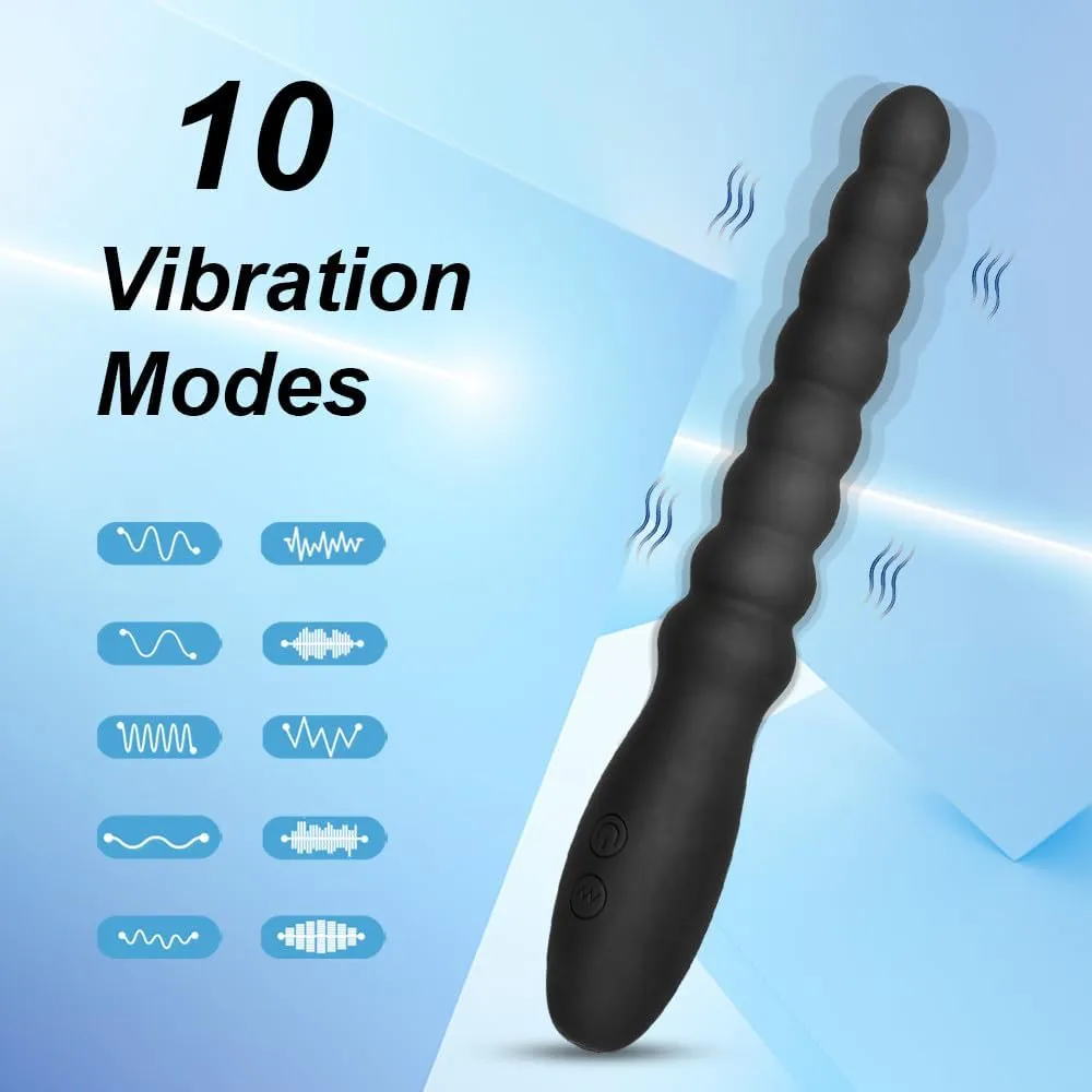Halo Vibrating Anal Beads Butt Plug G-spot Stimulator