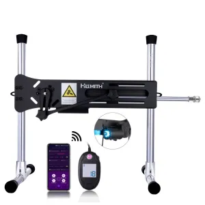 Hismith 4.0 Sex Machine with LED Light. APP-Controlled & Wired Control. 100-Watt Motor. KlicLok System