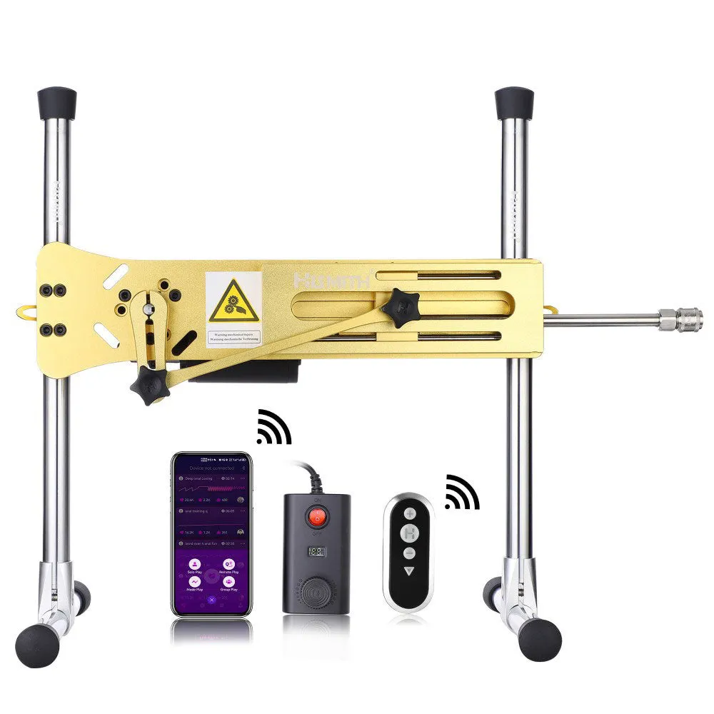 Hismith App Controllable Sex Machine with Wireless Remote/Speed Dial Control. 100-Watt Motor. KlicLok System