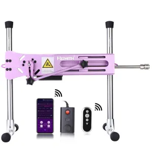 Hismith App Controllable Sex Machine with Wireless Remote/Speed Dial Control. 100-Watt Motor. KlicLok System